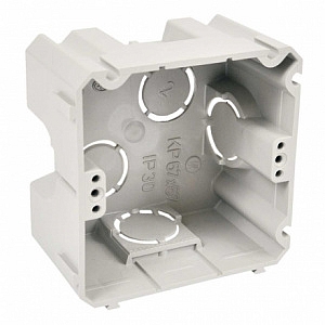 Коробка установочная для твердых стен KP 67X67 (KA) 71х71х42 мм SILVER KP 67X67_KA KOPOS
