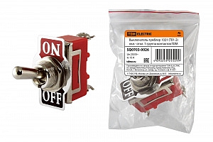 Выключатель-тумблер 1021 (ТВ1-2) вкл.- откл. 1 группа контактов SQ0703-0026 TDM