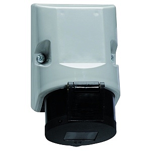 Розетка настенная 16A 4п(3P+PE) 7ч, 500В, IP44 100x75 черная Quick-Connect Bals 11911