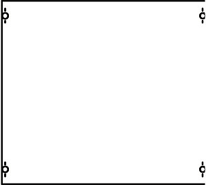 Панель с защитым пластроном и DIN-рейкой  2B00A ABB