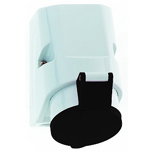 Розетка для настенного монтажа 16A 4п(3P+PE) 7ч, 500В,  IP44 126x83 черная Quick-Connect Bals 11968