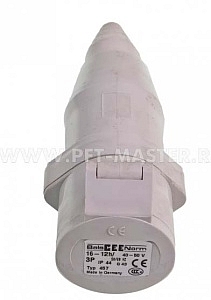 Розетка 16А 3п, 12ч, 50В, IP44 Bals 457