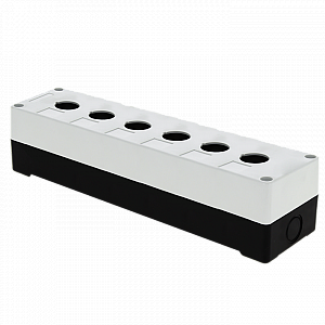 Корпус  КП106 пластиковый 6 кнопок белый (cpb-106-w) EKF