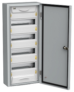 Щит монтажный распределительный навесной с замком ЩРн-48з-1 IP54  690*310*136 "UNIVERSAL"  IEK MKM11