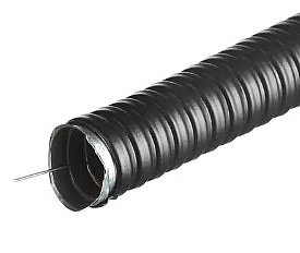 Металлорукав в ПВХ изоляции Р3-ЦПнг 25 d25мм с протяжкой (уп.20м)  