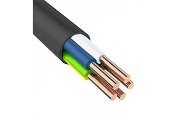 Кабель ВВГнг(А)-LS 5х1,5 ок(N,PE)-0,66 кВ СКТ ГРУПП
