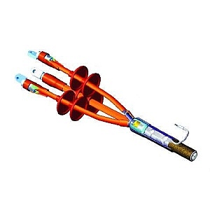 3КНтп-10-70/120 Муфта кабельная концевая наруж. установки 10кВ с наконеч.