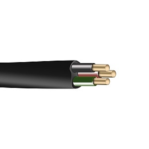 Кабель ВВГнг(A)-LS 3х 2,5 ок (N,PE) -0,66 Элпром НТ000003007