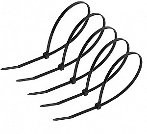 Стяжка кабельная (хомут) 8.8х500 черный нейлон (уп./100шт) 084-01-85/084-01-085 HLT