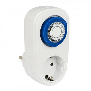 Таймер розеточный механический суточный (розетка) SMT-48p 16A суточный EKF PROxima