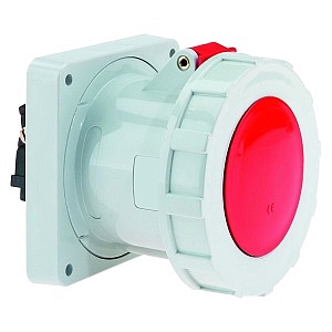 Розетка встраиваемая 125А 5п(3P+N+PE) 6ч, 400В, IP67 120х120 Bals 13451 РКБ