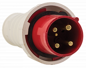 Вилка кабельная силовая переносная 034 3Р+РЕ 63А 380В IP67 (ps-034-63-380) EKF