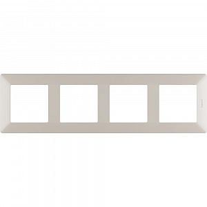 Рамка для розеток и выключателей Valena LIFE 4 поста универсальная слоновая кость 754044 Legrand