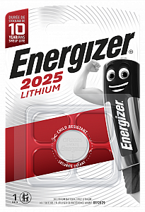 Батарейка (элемент питания) литиевые ENERGIZER CR2025 BP1 21145 Energizer