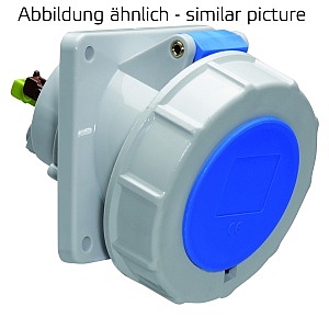 Розетка встраиваемая наклонная 32А 3п(2P+РE) 6ч,230В, IP67 Bals 1278