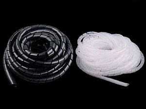 Лента спиральная монтажная пластиковая ЛСМ-10 белый (уп/10м) 084-02-03 HLT