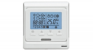 Терморегулятор с дисплеем и автоматическим программированием R51XT белый, REXANT, 51-0532