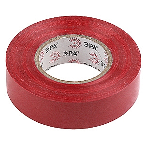 Изолента ПВХ красная 19х20м  ( 43584/43577 ) C0036541 ЭРА