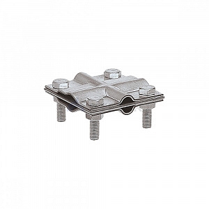 Зажим заземления полоса/пруток - полоса/пруток крестообразный, оцинк. 90540-2 EZETEK