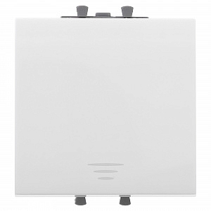 Кнопка одноклавишная модульная Avanti 2 модуля Белое облако 4400152 DKC