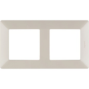Рамка для розеток и выключателей Valena LIFE 2 поста универсальная слоновая кость 754042 Legrand
