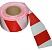 Лента оградительная ЛО-250 Эконом красно-белая с печатным рисунком  75мм 250п.м 35мкм