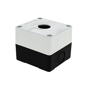 Корпус  КП101 пластиковый 1 кнопка белый (cpb-101-w) EKF