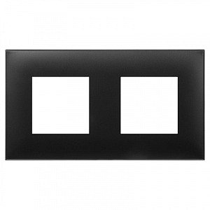Рамка ARTLEBEDEV, "Avanti", "Черный матовый", 4 модуля