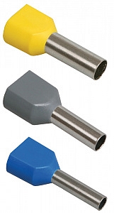 Наконечник-гильза НГИ2 1,0-10 (желтый, 20шт) IEK