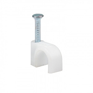 Скоба для кабеля (круглая)   6  мм (уп/50 шт) (plcn-sr-6) EKF