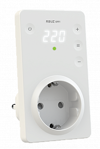 Реле контроля напряжения однофазное, установка в розетку,16А, RBUZ SR-1