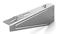 Кронштейн настенный для проволочного лотка безвинтовой 200 мм, толщ. 1,5 мм, Сендзимир цинк КНПЛБ-20