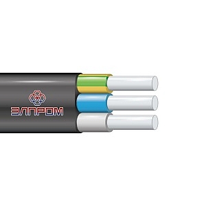 Кабель АВВГ 3х2,5 плоский Б ЭЛПРОМ