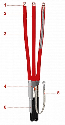 3ПКВНТпН-1-35...50 Муфта концевая ЭРГ