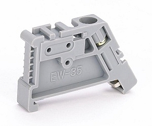 Ограничитель пластиковый на DIN-рейку с 1 винтом Ф 32057DEK DEKraft SE