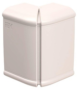 Угол внешний изменяемый белый 100х40 ПРАЙМЕР ИЭК CKK-40D-W-100-040-K01 IEK