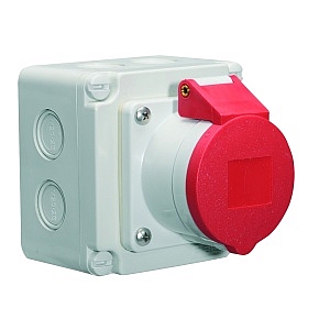 Розетка настенная 16А 5п(3P+N+РE), 6ч, 400В, IP44 Quick-Connect 110549-1 Bals