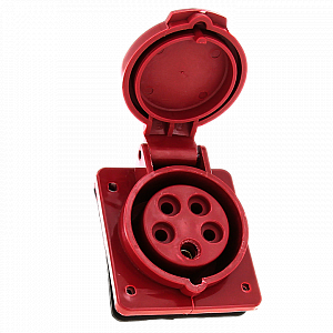 Розетка кабельная силовая стационарная внутренняя 425 3Р+РЕ+N 32А 380В IP44 (ps-425-32-380) EKF