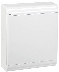 Бокс ЩРН-П-24 модуля навесн.пластик IP41 PRIME белая дверь MKP82-N-24-WD-41-10 IEK 328x306x108