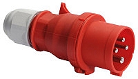 Вилка кабельная 32А 3п, 4ч, 20-25 и 40-50В, 100-200 Гц IP44 Bals 4441