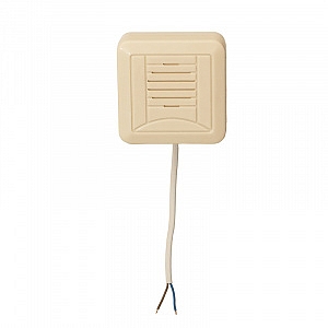 Звонок электронный Зуммер-1-02 (2ТА) двухтональный без кнопки проводной 220В корпус КВАДРАТ  00-0000