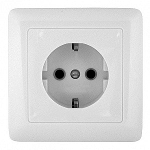 Розетка с заземлением  скрытой установки РС16-134/RS16-134-B Wessen ХИТ Schneider Electric