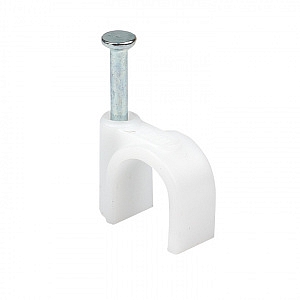 Скоба для кабеля (круглая)  10  мм (уп/50 шт) (plcn-sr-10) EKF